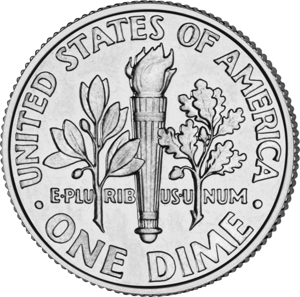 Монета в 10 центов (dime)