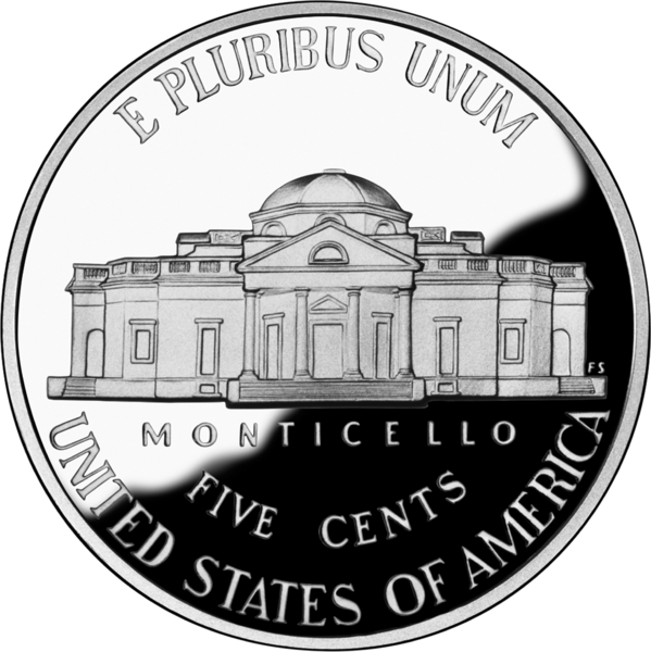 Монета в 5 центов (nickel)